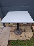 2 IDENTIEKE TERRAS- OF TUINTAFELS, Tuin en Terras, Tuintafels, Ophalen, Gebruikt, Vierkant, Metaal