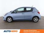 Toyota Yaris 1.5 Hybrid Collection (bj 2015, automaat), Auto's, Parkeersensor, Blauw, 5 zetels, Hybride Elektrisch/Benzine