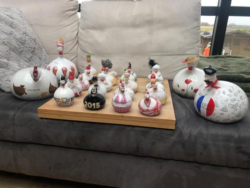 poule décoration J-Line, Verzamelen, Porselein, Kristal en Bestek, Zo goed als nieuw, Beeldje(s), Porselein, Ophalen of Verzenden