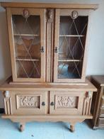 vitrinekast, Huis en Inrichting, Kasten | Vitrinekasten, Ophalen, Eikenhout, 50 tot 100 cm, 25 tot 50 cm
