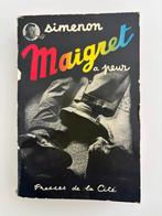 Simenon Maigret a Peur - 1955 - EO, Ophalen of Verzenden, Gelezen, Georges Simenon