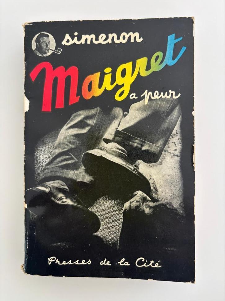 Simenon Maigret a Peur - 1955 - EO, Livres, Policiers, Utilisé, Enlèvement ou Envoi