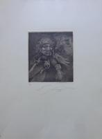ERNST FUCHS / VOGELFRESSER / ZW-W ETS / 52x39cm / SIG, Antiek en Kunst, Kunst | Litho's en Zeefdrukken, Verzenden