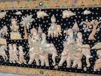 tapisserie kalaga de Birmanie, Antiquités & Art, Tapis & Textile, Enlèvement