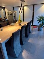 10 leather look stoelen voor een spotprijs, Antiek en Kunst, Antiek | Meubels | Stoelen en Sofa's, Ophalen