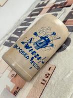 Vintage Wieze bierpot bierpul bier pot 1 Liter steen oktober, Verzamelen, Ophalen of Verzenden