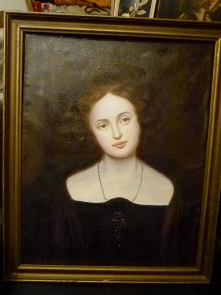 antiek Biedermeier portret Henriette Sontag Gravin Rossi, Antiquités & Art, Art | Peinture | Classique, Enlèvement