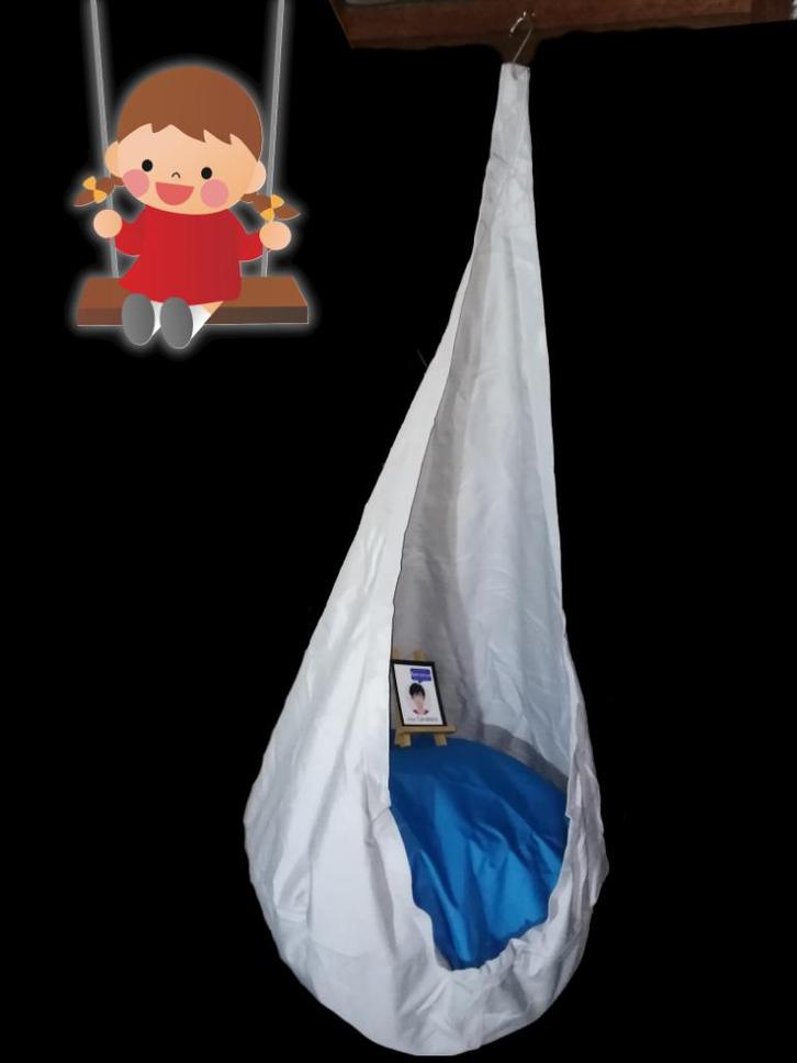 Hangmatnestschommel voor kinderen - complete set - Ekorre Ik, Kinderen en Baby's, Kinderkamer | Overige Meubels, Zo goed als nieuw