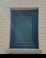 Raam, pvc, melkglas, antraciet, triple glas/HR+++, Doe-het-zelf en Bouw, Glas en Ramen, Ophalen, Zo goed als nieuw