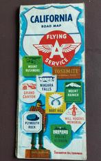 Carte routière vintage de la Californie des années 1950, Enlèvement ou Envoi