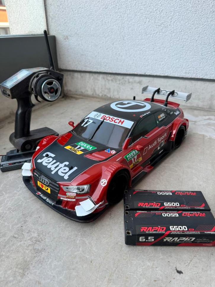 X-Ray T4 RTR avec beaucoup d'accessoires, Hobby en Vrije tijd, Modelbouw | Radiografisch | Auto's, Zo goed als nieuw, Auto onroad