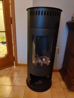 3kW ethanolkachel in zwart staal met voorkant van gehard gla, Huis en Inrichting, Kachels, Ophalen, Overige brandstoffen, Zo goed als nieuw