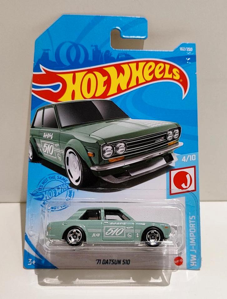 Hot Wheels '71 Datsun 510 (2020), Hobby en Vrije tijd, Modelauto's | Overige schalen, Ophalen of Verzenden
