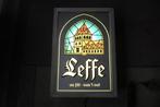 lichtreclame Leffe (51x35cm), Verzamelen, Biermerken, Ophalen, Gebruikt, Reclamebord, Plaat of Schild, Leffe