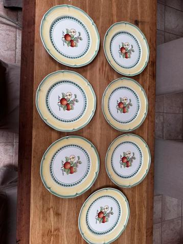 7 stuks Villeroy & Boch “French Garden — Valence” beschikbaar voor biedingen