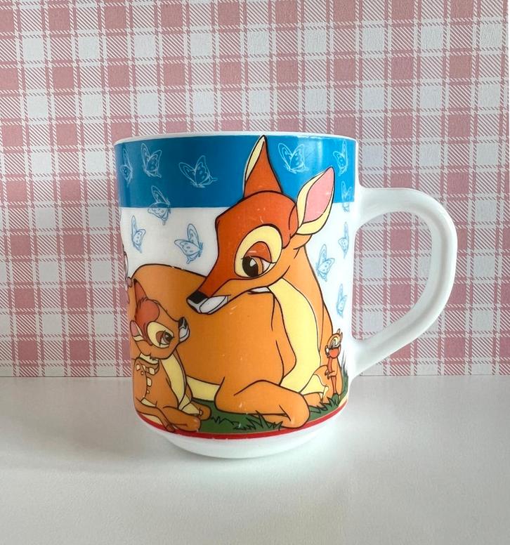 Tasse Arcopal Bambi - Disney, Collections, Disney, Utilisé, Service, Bambi ou Dumbo, Enlèvement ou Envoi