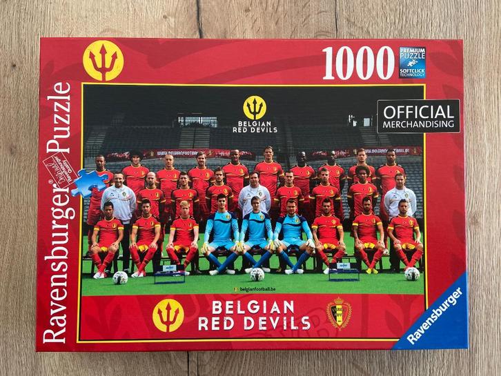 Puzzle Red Devils, Hobby & Loisirs créatifs, Sport cérébral & Puzzles, Comme neuf, Puzzle, 500 à 1500 pièces, Enlèvement ou Envoi