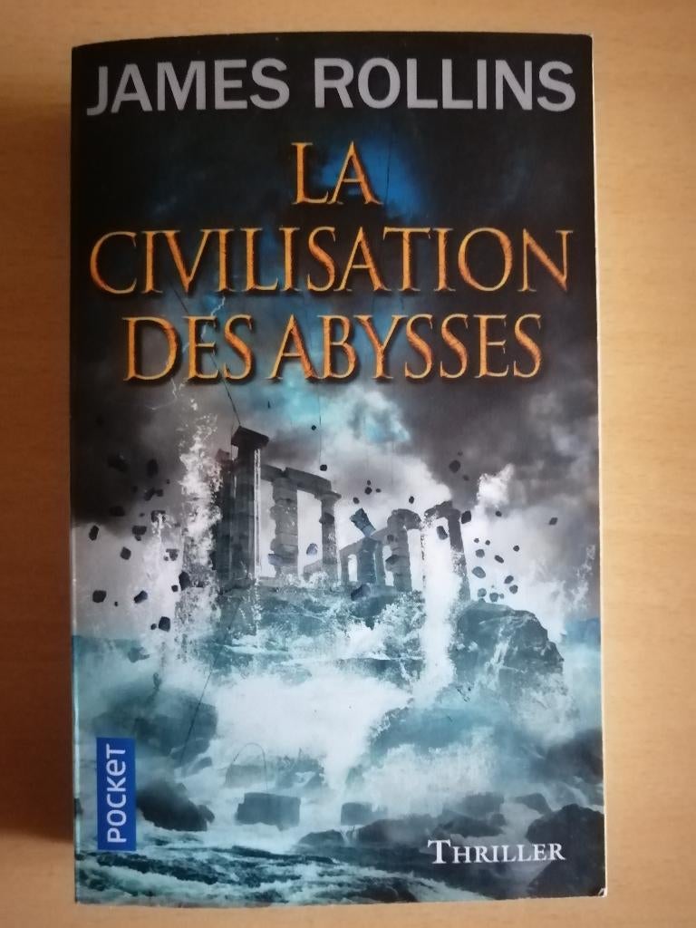 La civilisation des abysses de James Rollins, Boeken, Thrillers, Ophalen of Verzenden