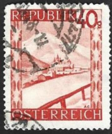 1 Postzegel Oostenrijk 1947 Landschappen beschikbaar voor biedingen