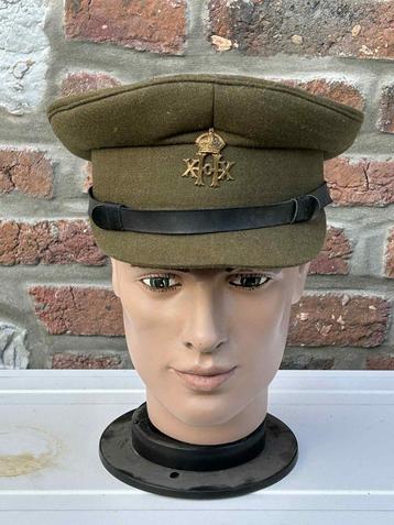 WWII - kepi anglais du 20 em HUSSARD - tres bon état beschikbaar voor biedingen