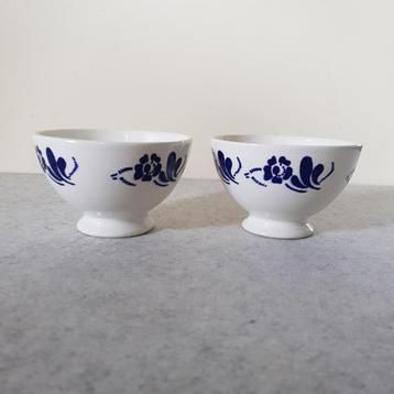 2 Boch spoelkommetjes Fleurs Bleues beschikbaar voor biedingen