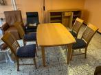 Salle à Manger - Table/4chaises/buffet - En occasion, Maison & Meubles, Moderne, Enlèvement, Utilisé, 4 à 6 chaises