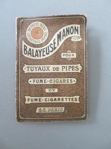 dossier contenant du matériel d'entretien des pipes à tabac, Envoi, Comme neuf, Boite à tabac ou Emballage