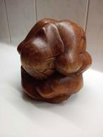 Hardhouten handgesneden ORANG MALU Yogiman., Enlèvement ou Envoi, Comme neuf