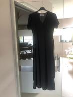 Nieuw lang zwart kleedje met ceintuur maat S/M merk By Clara, Taille 36 (S), Noir, Sous le genou, Enlèvement ou Envoi