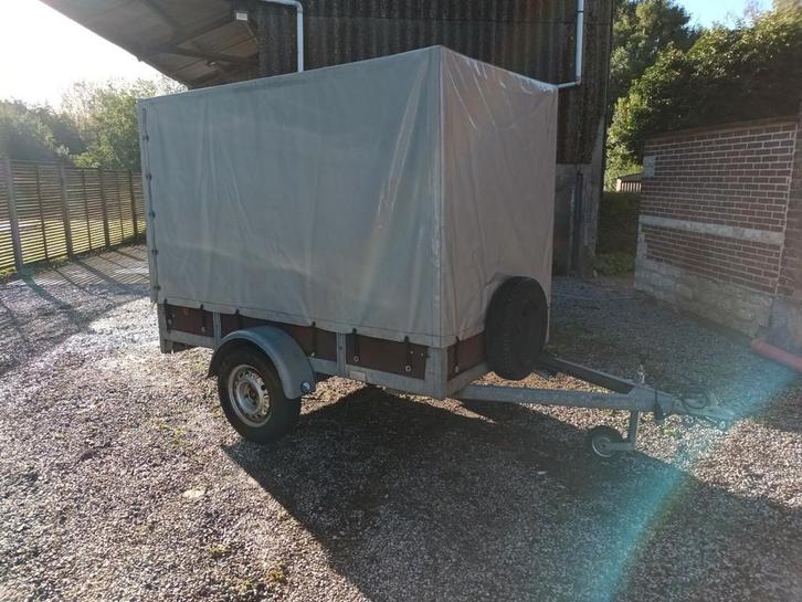 Vend remorque bâchée, Auto diversen, Aanhangers en Bagagewagens, Gebruikt, Ophalen
