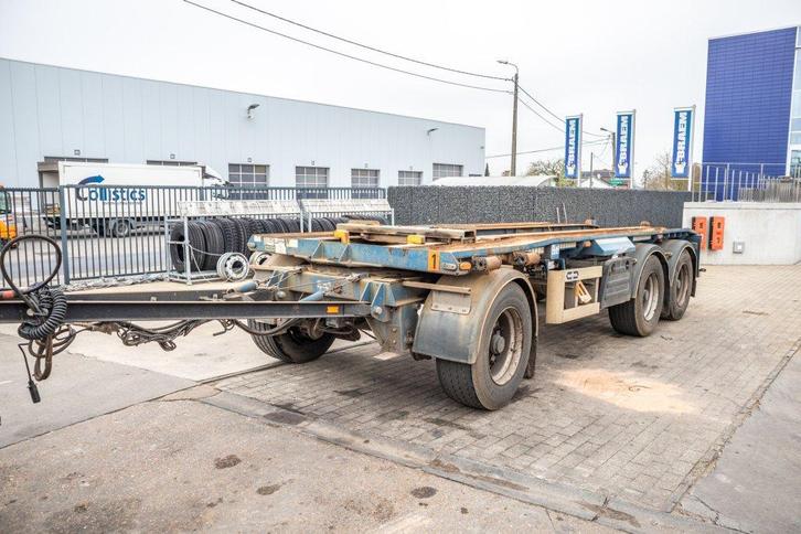 Van Hool CONTAINER AANHANGER (bj 2014), Auto's, Vrachtwagens, Bedrijf, Te koop, Trekhaak, Aanhangers en Opleggers, Overige brandstoffen