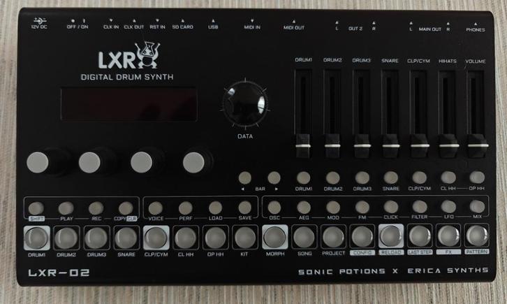 Sonic Potions x Erica Synths LXR-02, Muziek en Instrumenten, Drumcomputers, Zo goed als nieuw, Overige merken, Ophalen