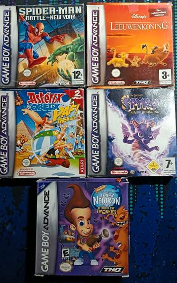 Nintendo Gameboy Advance Games beschikbaar voor biedingen