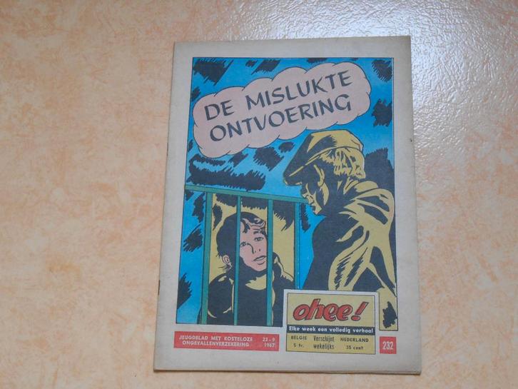 Ohee 232 De mislukte ontvoering 1967., Livres, BD, Utilisé, Une BD, Enlèvement ou Envoi