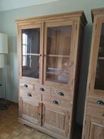 2x Teak vitrine kast (prijs per stuk), Huis en Inrichting, Kasten | Vitrinekasten, Ophalen, Zo goed als nieuw