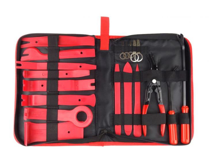 Removal Tool Set 19-piece incl tas / Panelen demonteer set, Auto diversen, Autospeakers, Nieuw, Ophalen of Verzenden