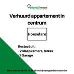 Ruim 2-slaapkamersappartement met garage in centrum Roeselar, Roeselare, 130 kWh/m²/jaar, Tot 200 m², 2 kamers