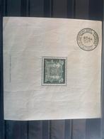 België, blok 2, wapens van Antwerpen, 1930, Spoor van plakker, Met stempel, Koninklijk huis, Ophalen of Verzenden