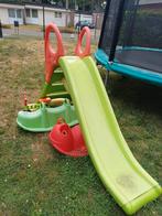 XXL glijbaan van Smoby met enkele tuinspeeltjes erbij, Ophalen, Gebruikt, Glijbaan