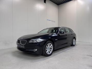 BMW 520 d Touring Autom. - GPS - Leder - Airco beschikbaar voor biedingen