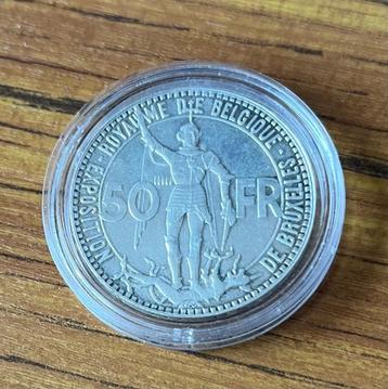 LEOPOLD III - 50 FRANCS 1935 pos B - français - Argent, Enlèvement ou Envoi, Argent, Argent