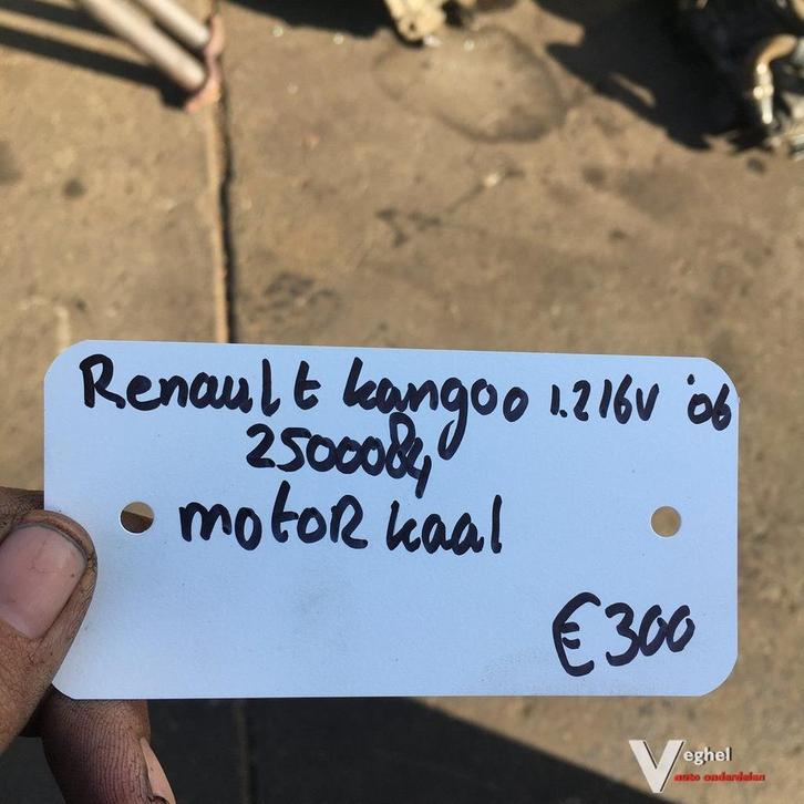 Renault Kango 1.2 16v 2006  2500084   Motorblok Kaal, Auto-onderdelen, Motor en Toebehoren, Gebruikt, Ophalen