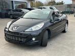 Peugeot 207 cc cabriolet 1.6 benzine 2015, Auto's, Euro 5, Zwart, Cabriolet, Zwart