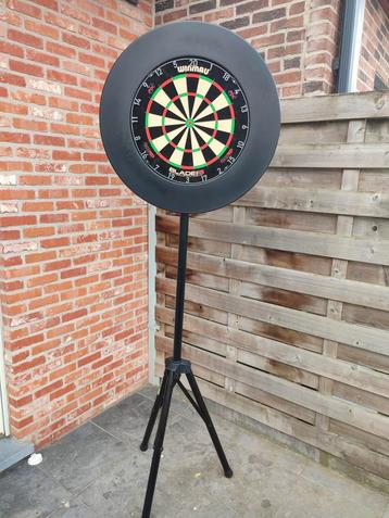 Dartbord met staander en surround, Enlèvement, Utilisé, Cible de fléchettes