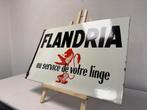 FLANDRIA emaille reclamebord, Antiek en Kunst, Ophalen of Verzenden