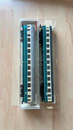 Lot de 2 voitures Fleischmann HO, Analogique, Fleischmann, Wagon, Enlèvement