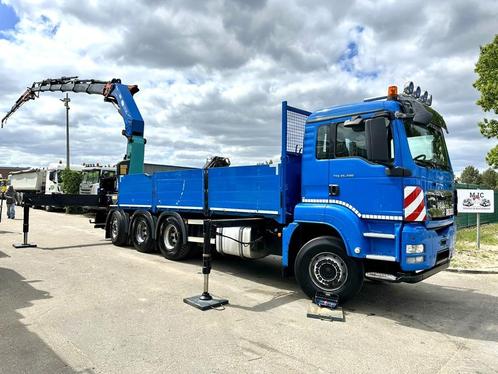 MAN TGS 35.400 8x4 TRIDEM + (32.5m) CRANE HMF 4720 K6 + JIB, Auto's, Vrachtwagens, Bedrijf, ABS, Elektrische ramen, Trekhaak, MAN