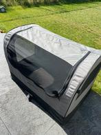 SOLOGNAC OPVOUWBARE BENCH VOOR 1 HOND 100 GRIJS, Dieren en Toebehoren, Ophalen