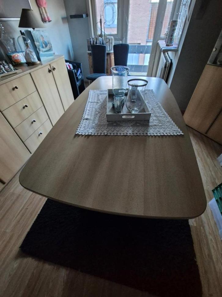 Eetkamer tafel, Huis en Inrichting, Tafels | Eettafels, Gebruikt, 50 tot 100 cm, 150 tot 200 cm, Vijf personen of meer, Ovaal