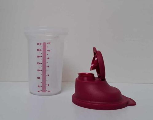 Tupperware Small Shaker - Schenker - 350 ml - Wit & Roze, Huis en Inrichting, Keuken | Tupperware, Nieuw, Bus of Trommel, Wit